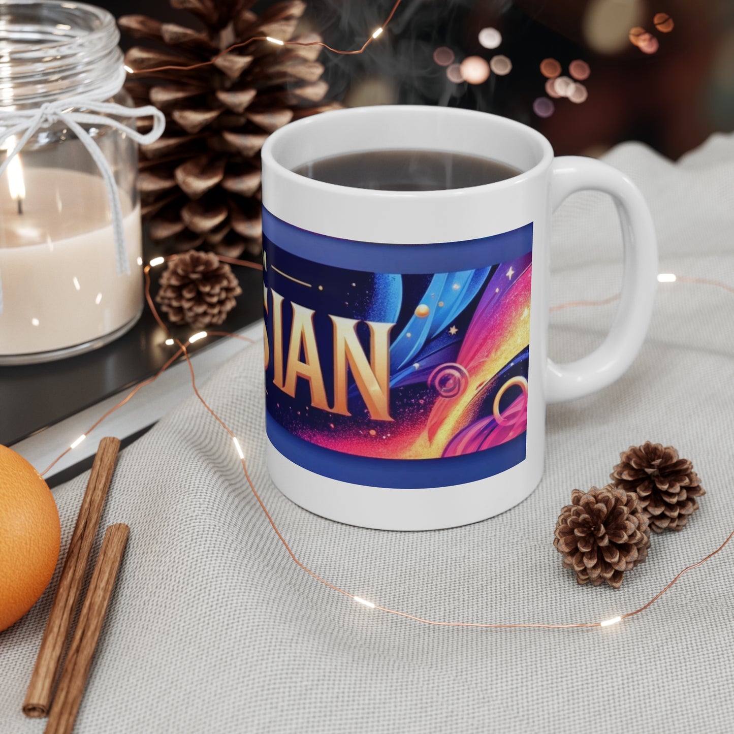 Thom Elysian Galaxy-Tasse – Keramik mit Galaxie-Design